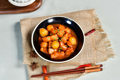 Braised Pork Belly Shaped Like Ancient Gold Ingots