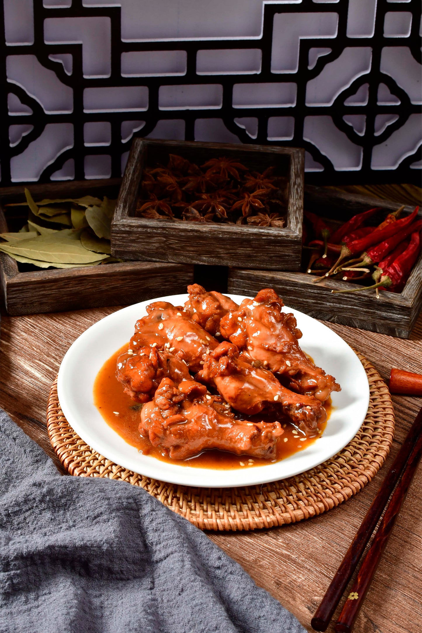 Spicy chicken drumsticks