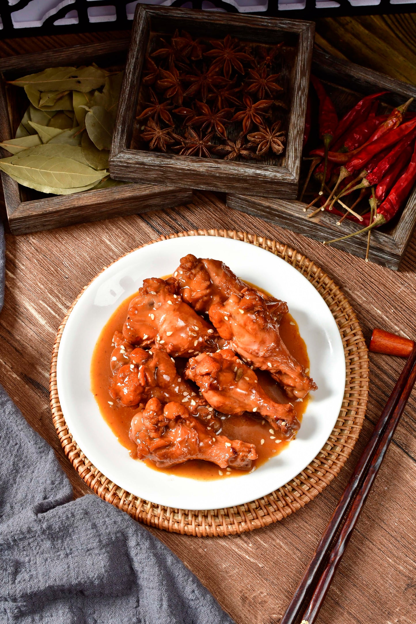 Spicy chicken drumsticks