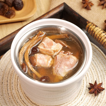 Tea Tree Mushroom and Duck Soup