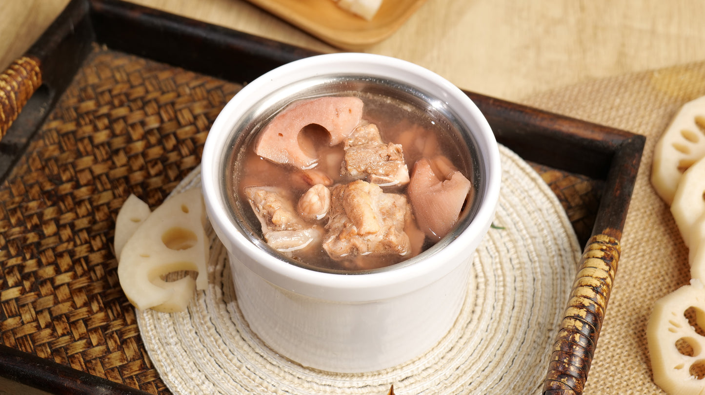 Lotus root and spine soup