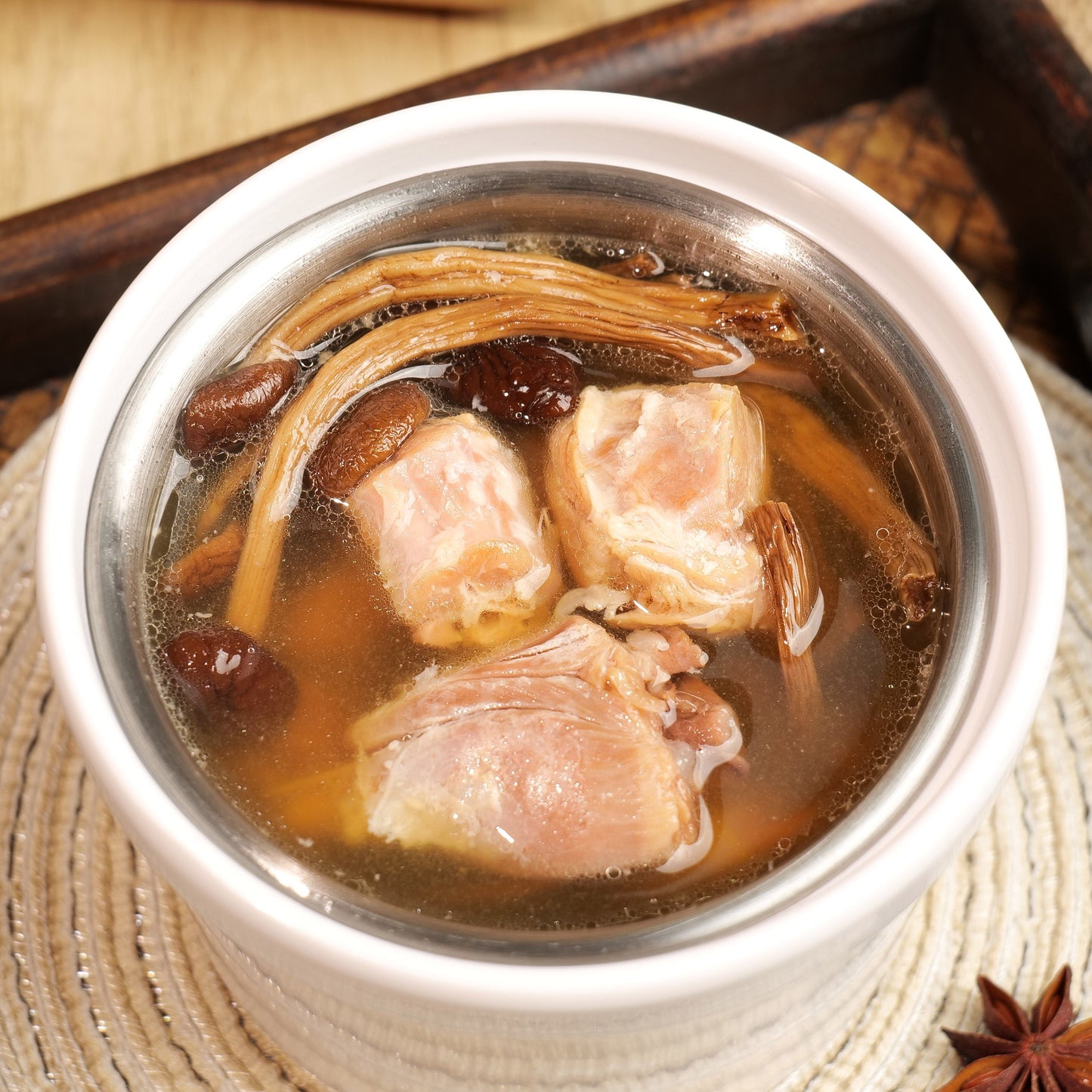 Tea Tree Mushroom and Duck Soup