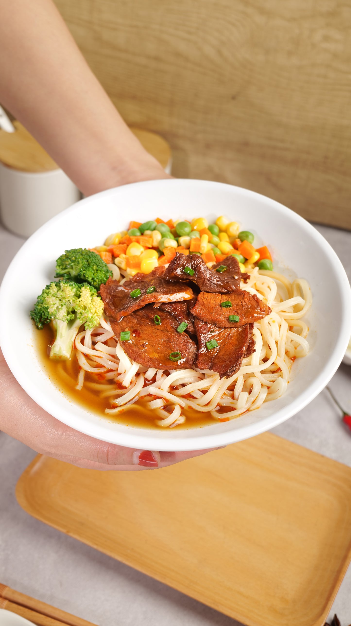 Braised beef noodle topping（500g)