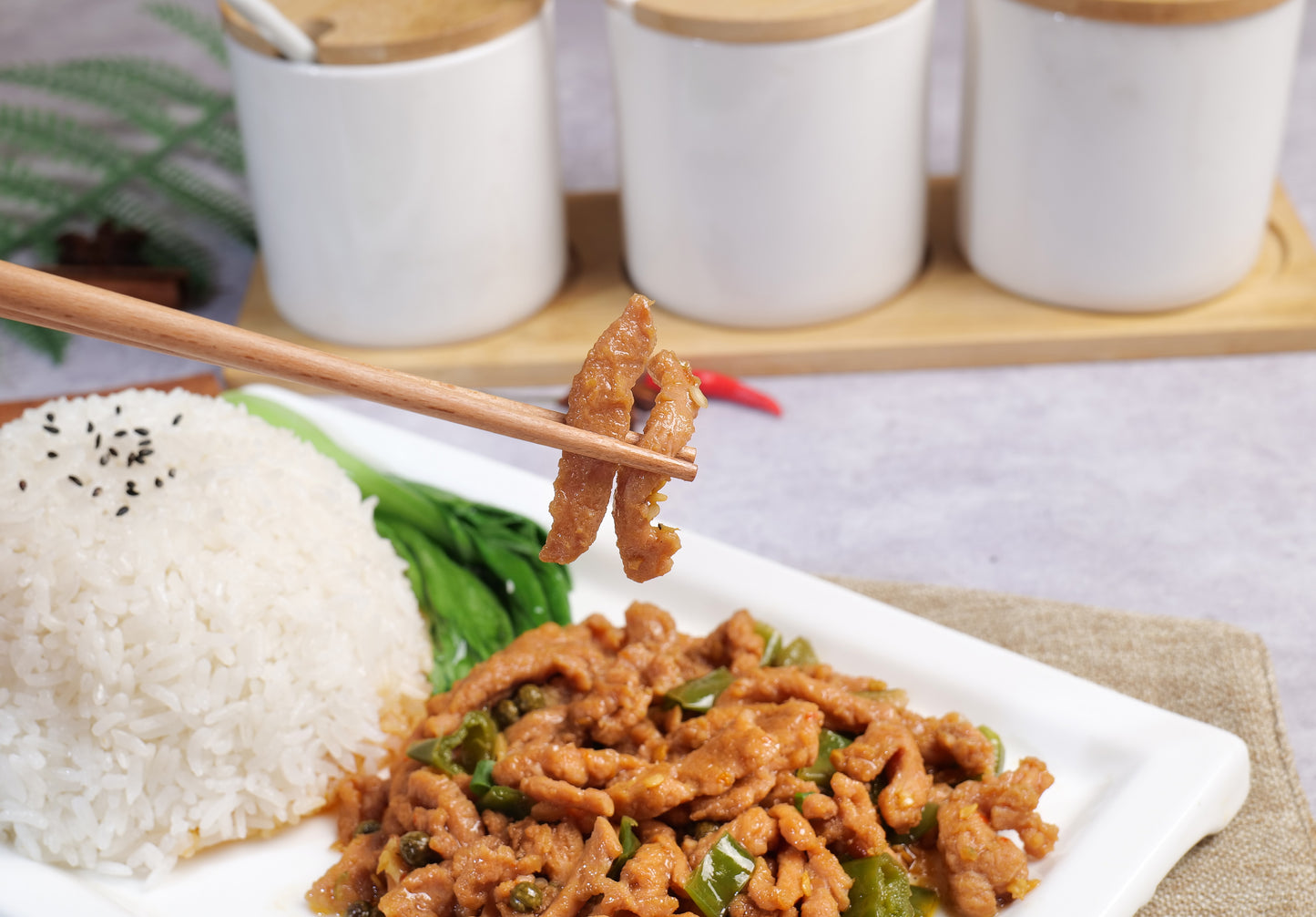 Shredded Pork with Green Peppercorns