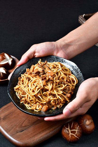 Mushroom and Pork Noodles