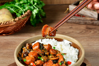 Braised pork with preserved vegetables